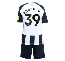 Newcastle United Bruno Guimaraes #39 Koszulka Podstawowa dzieci 2024-25 Krótki Rękaw (+ krótkie spodenki)